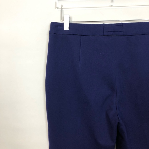MaxMara Indigo Knit Ankle Pants 12 - Picture 7 of 7